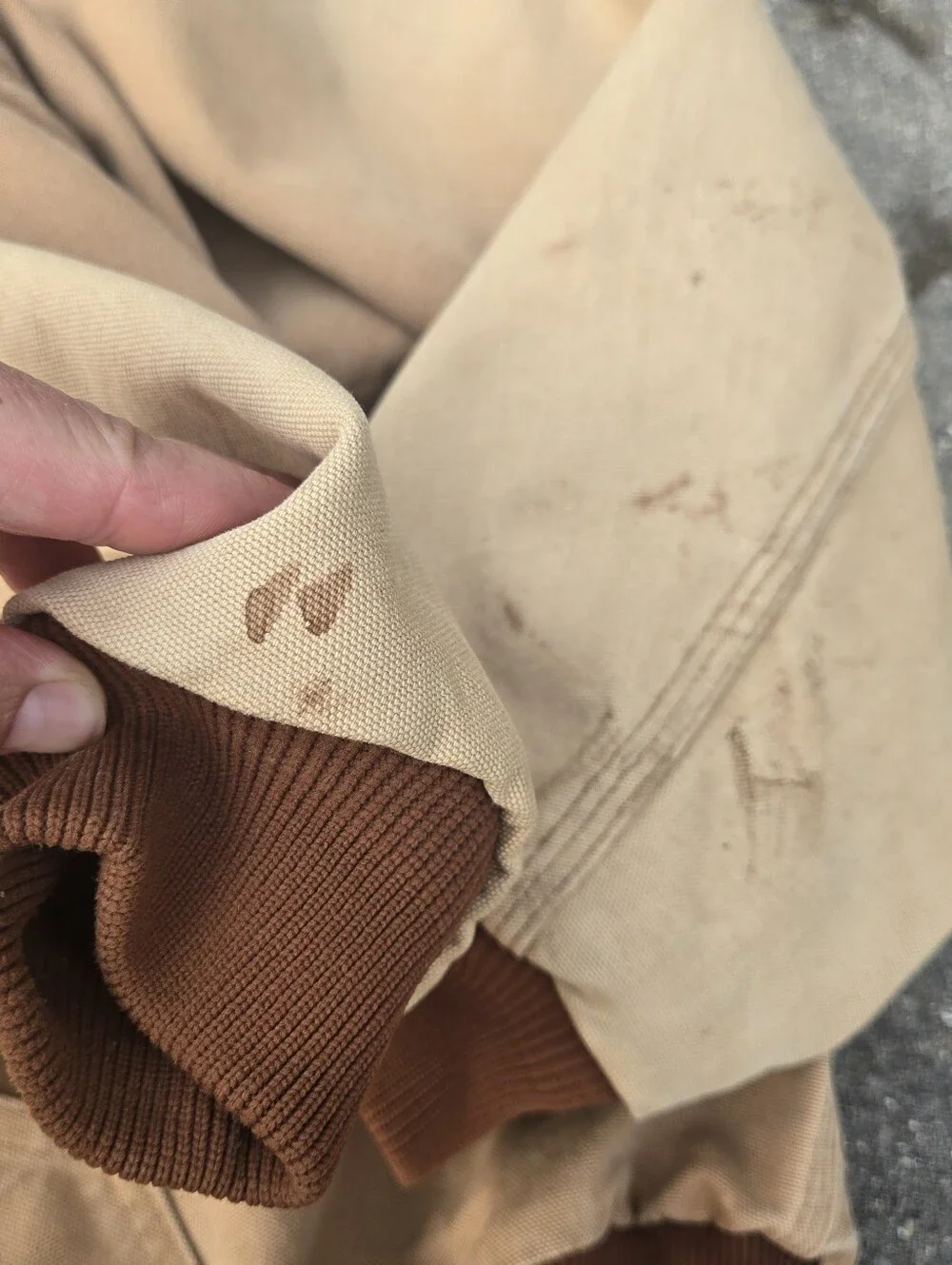 Vintage Carhartt JR106 Brown Duck Thermal Lined Active Jacket Men XXXL